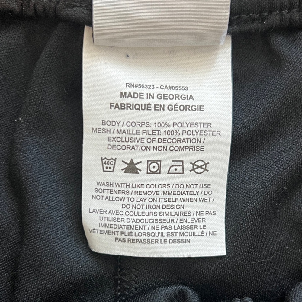 Nike Black Jogger Pants with White Logo - Picture 3 of 8